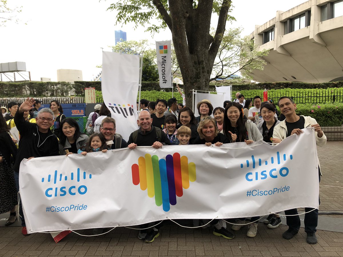 davidstevenwest's tweet image. With #CiscoPride @Cisco_Japan @WeAreCisco