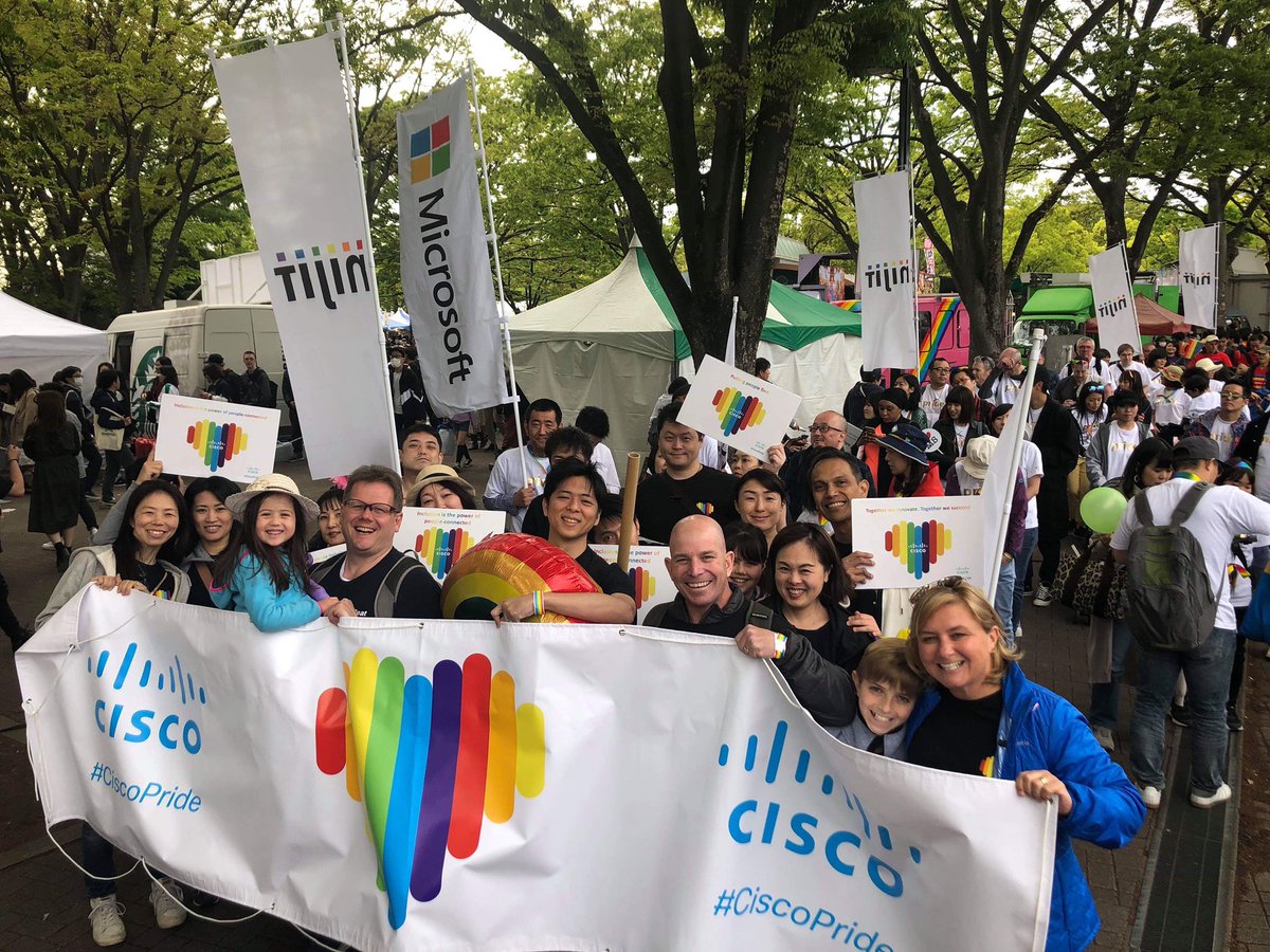 davidstevenwest's tweet image. With #CiscoPride @Cisco_Japan @WeAreCisco