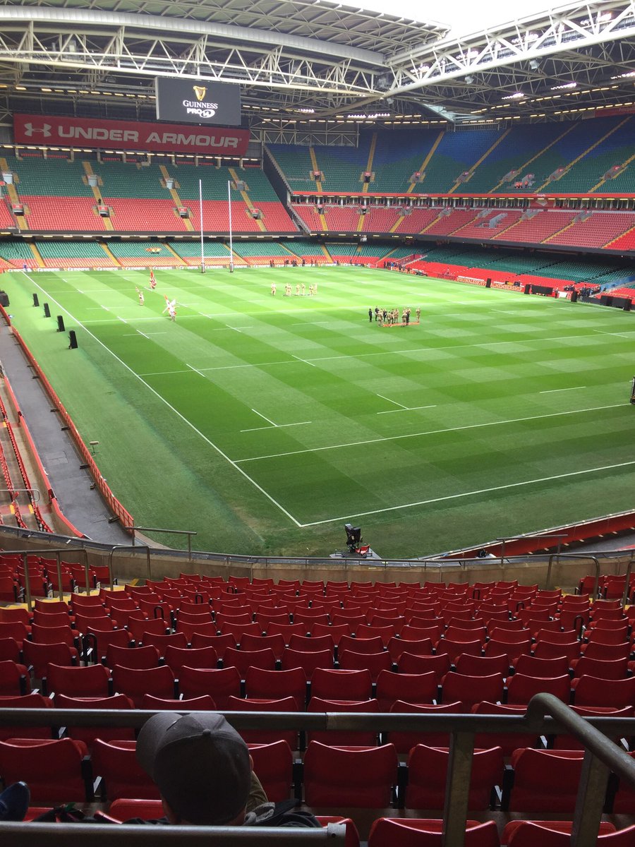 tabsytabsy's tweet photo. Yesterday’s office for games 🎤 528 &amp; 529 #JDVII. #wrufinalsday today for games 530, 531 &amp; 532 @principalitysta with @RhysapWilliam @WelshRugbyUnion good luck to all teams involved today. https://t.co/S9ptFrfkfR