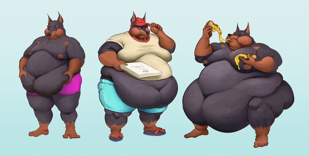 just some pizza guy getting some nice fluff over the years