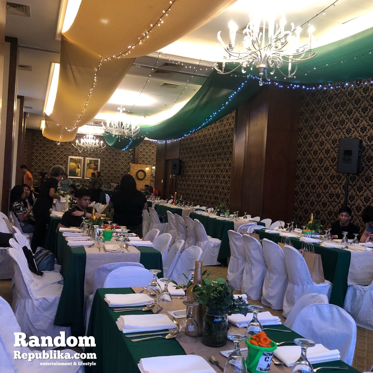 RandomRepublika's tweet photo. So much love for Moe.💚 #ElmoMagalona's supporters #Elmonatics @elmonatics organized another grand celebration for the Kapamilya actor. Today's party is military-themed (based on Elmo's current teleserye project!) | #CaMOEflageParty https://t.co/2Z4wsAoFXo