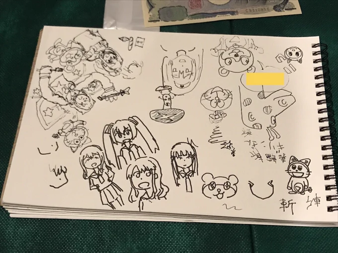 そんなわけでシロマさん、かめさん、しいたけさんとカラオケしてました!

後半はお絵かき大会になりあれここカラオケだよね状態となりましたが、沢山の絵が見れてとっても楽しかったです! 