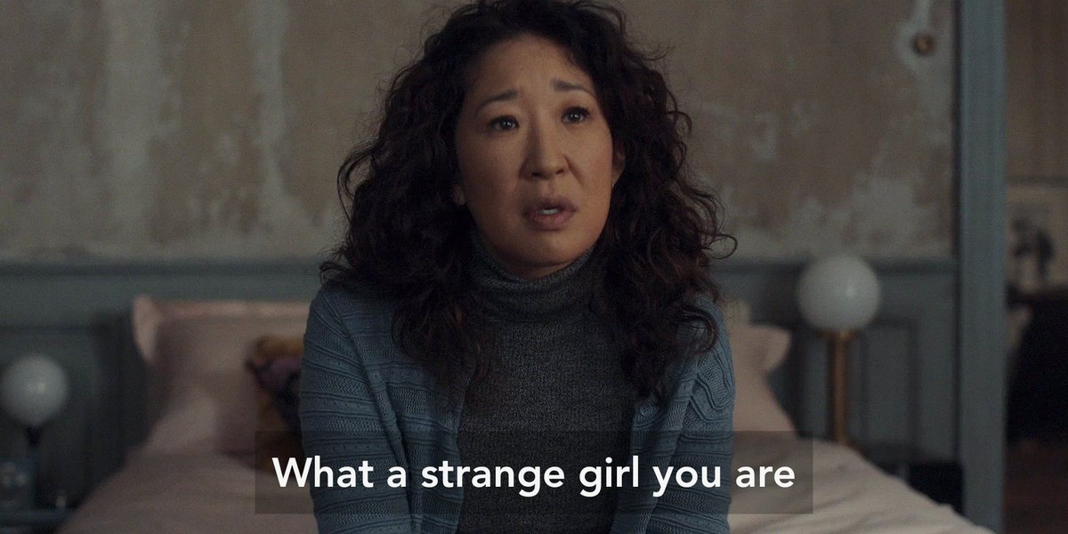 Killing Eve but with Carol subtitles