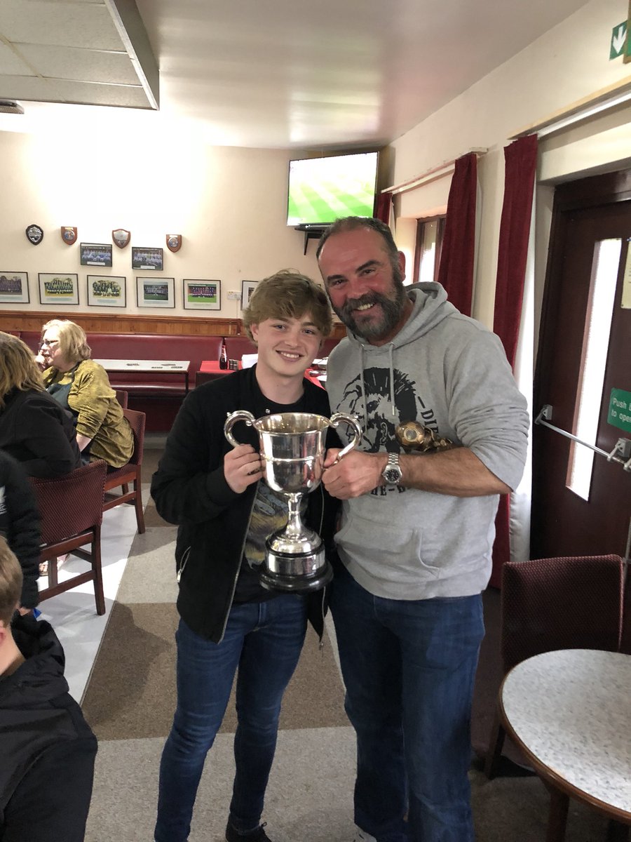 Congratulations to @ckt11_01 who won young player of the year for the senior team, Charlie has had an outstanding season and deserves it, well done Charlie 👏🏻