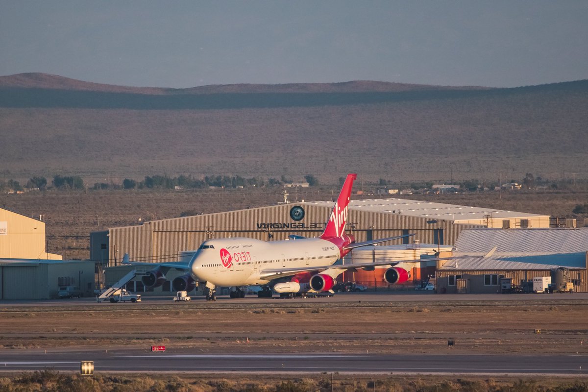 Jack Beyer Caught Virgin Orbit S Rocket Launching 747 Cosmic Girl During Golden Hour On My Way Home From Exploring The Desert Today So Exciting To See Launcherone Hanging Out Under The Jack Beyer Caught Virgin Orbit S Rocket Launching 747 Cosmic Girl During Golden Hour On My Way Home From Exploring The Desert Today So Exciting To See Launcherone Hanging Out Under The