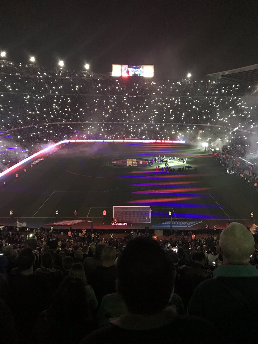 StuMac_'s tweet photo. Different class up that Barca’s gaff last night. Seen the GOAT grab the winner and lift the league trophy, that’ll do 🇪🇸🏆🙌🏻 https://t.co/Yd84G970kb