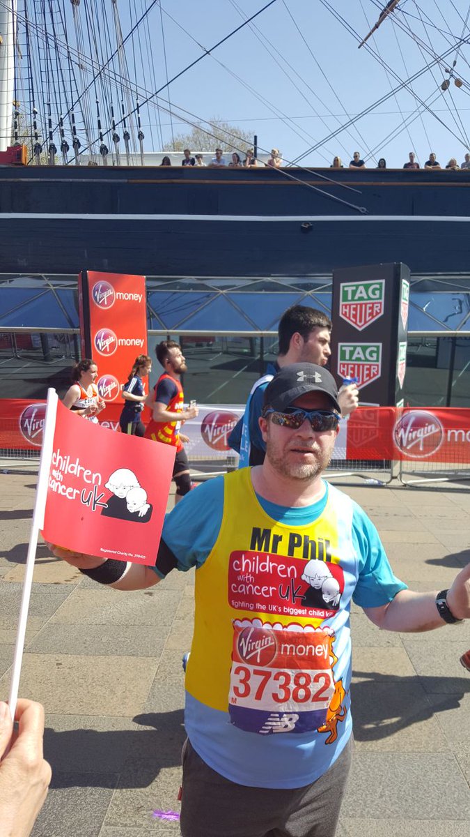Goo luck <a href="/LondonMarathon/">TCS London Marathon</a> crew. Especially those <a href="/CwC_UK/">Children with Cancer UK</a> <a href="/CwC_UK_Events/">Children with Cancer UK Events</a> runners. Had a blast last year. Enjoy it!