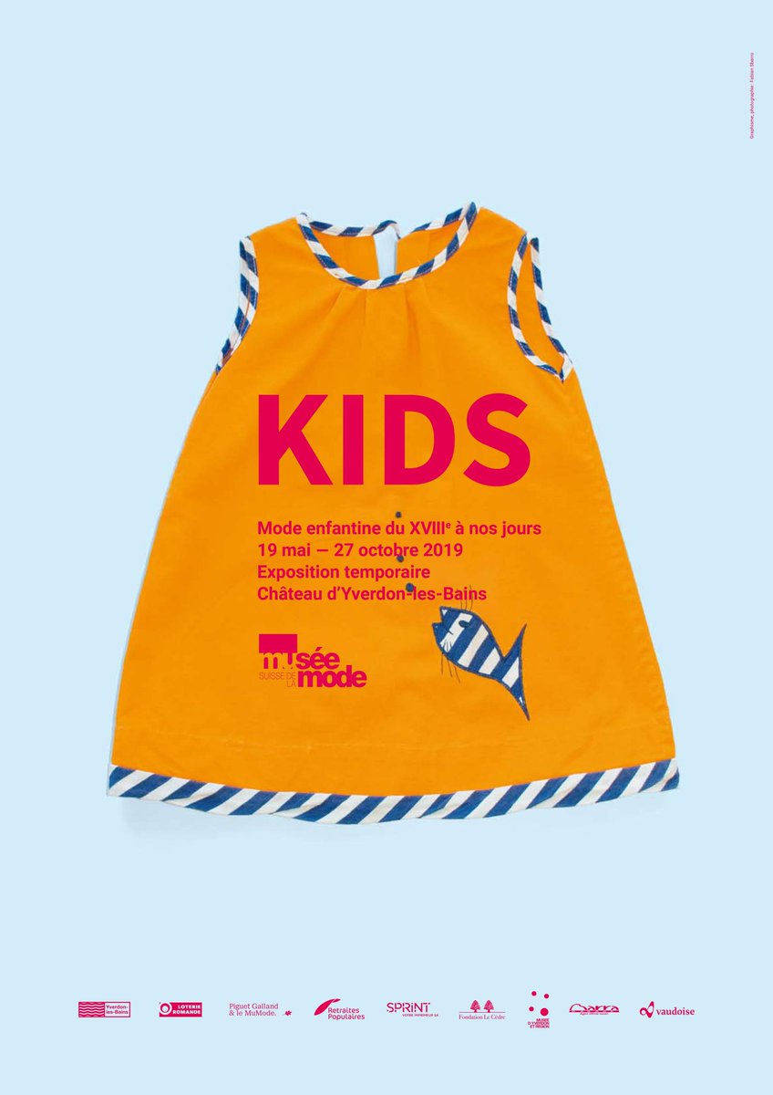 histoiresdemode's tweet photo. [Exposition]
« KIDS. Mode enfantine du XVIIIe à nos jours », Musée suisse de la Mode MuMode, Yverdon
19 mai - 27 octobre 2019
https://t.co/5AcnMasGBg https://t.co/sSUn3SUyBn