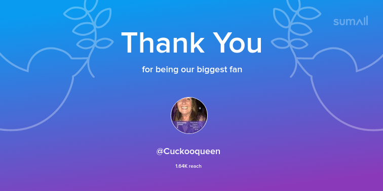 PB_Hope's tweet image. Our biggest fans this week: @Cuckooqueen. Thank you! via sumall.com/thankyou?utm_s…
