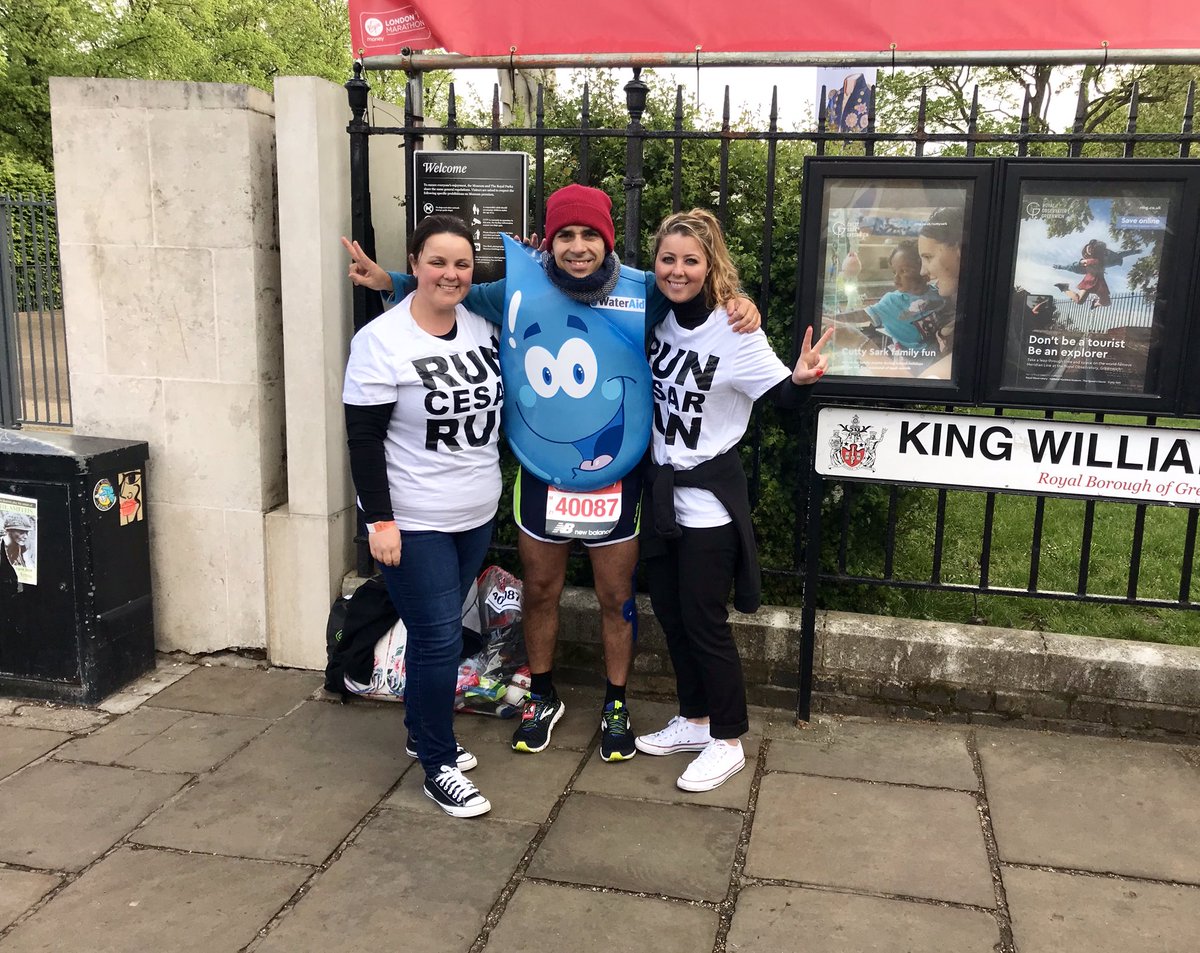 Run_Cesar_Run's tweet photo. See you all in 26.2 miles! I run for #cleanwater and to #finishthirst in the world @wateraid @LondonMarathon @WMMajors @UKRunChat @bbcgetinspired #getinpired @deportes_rtve @ArseCanada #mideporteentve #LondonMarathon #ThanksaBillion @bbcmundo @UN https://t.co/TW7iBoP7Ui