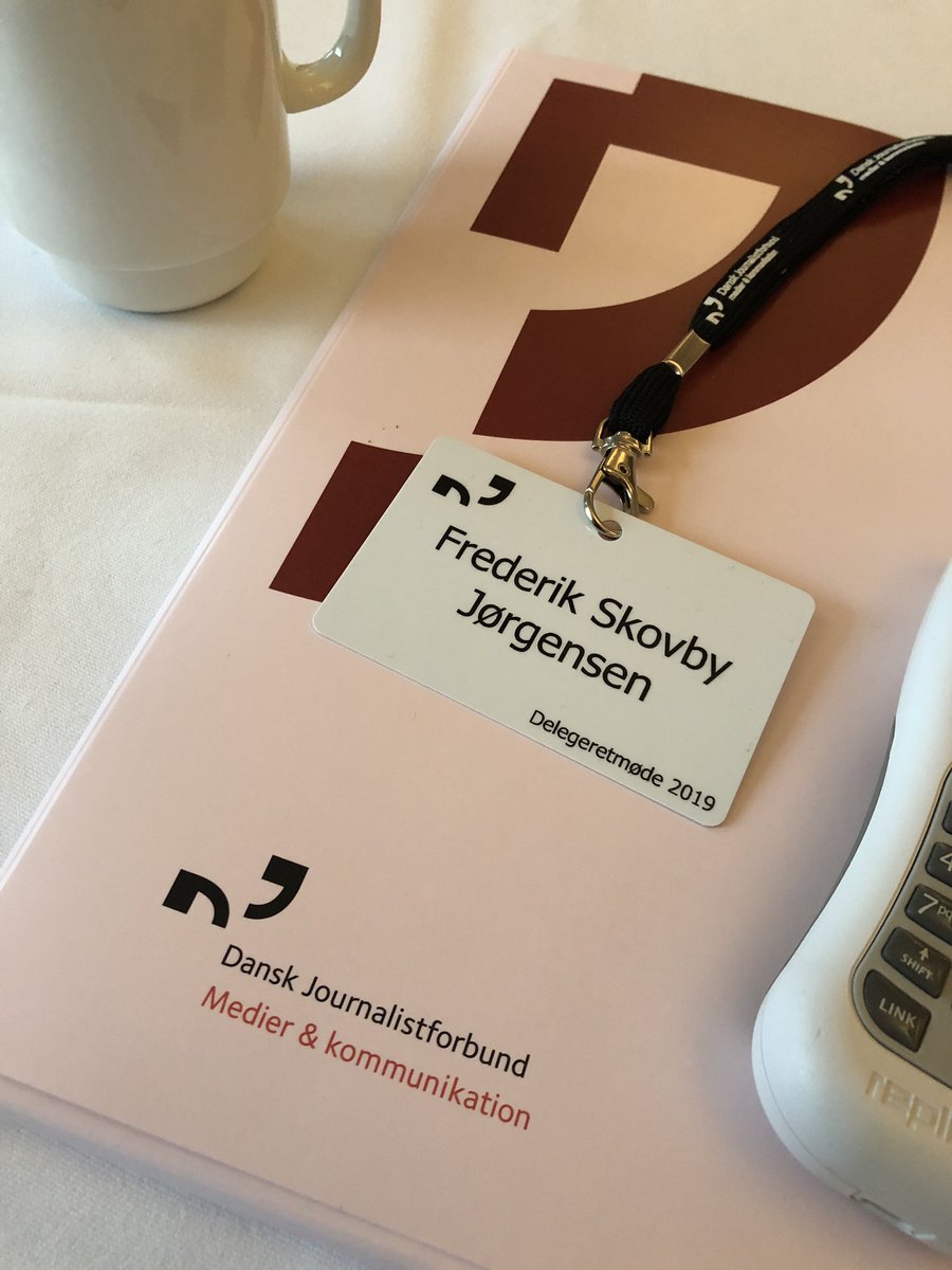 Ankommet til #delegeretmøde2019 i Dansk Journalistforbund. Kl. 10:30 lægges der mundtlig beretning for 400 delegerede, gæster og medarbejdere. Vi venter spændt. #delmøde19