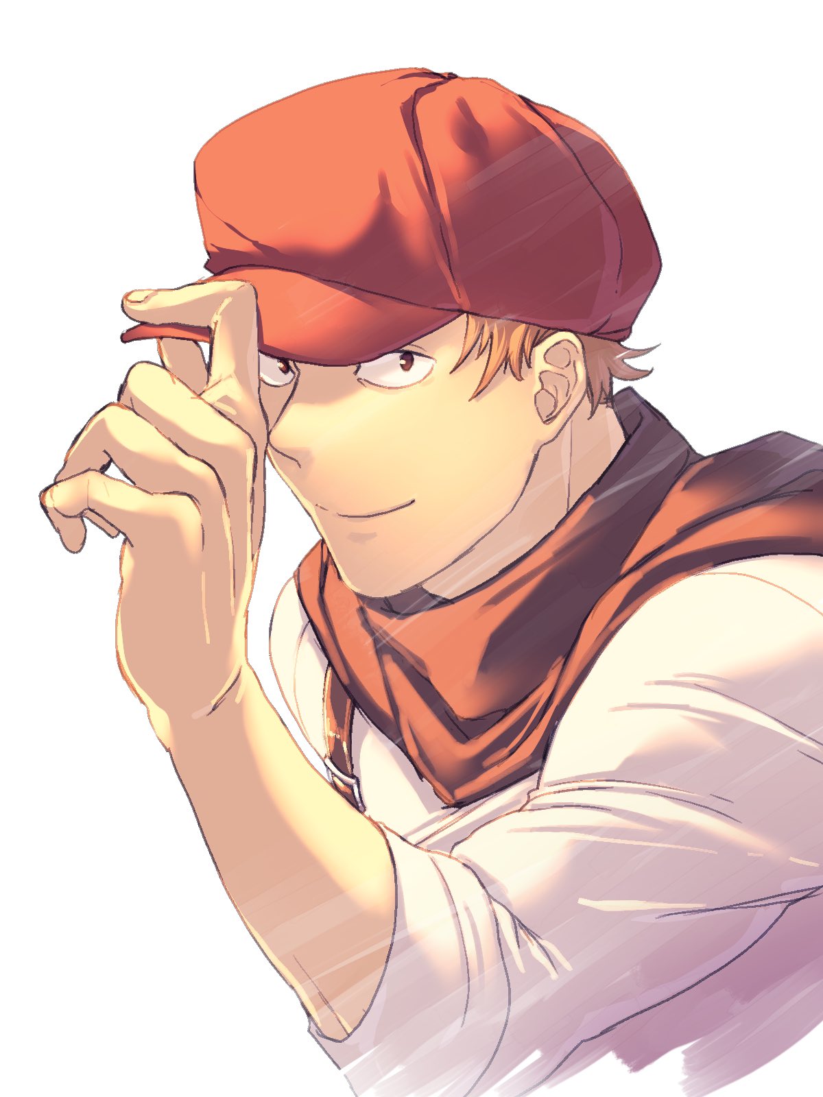 小豆 こまめ 2号 赤い帽子の男 三白眼イェイイェイ リプきたキャラの顔だけ描く T Co 5zzd39a5dv Twitter