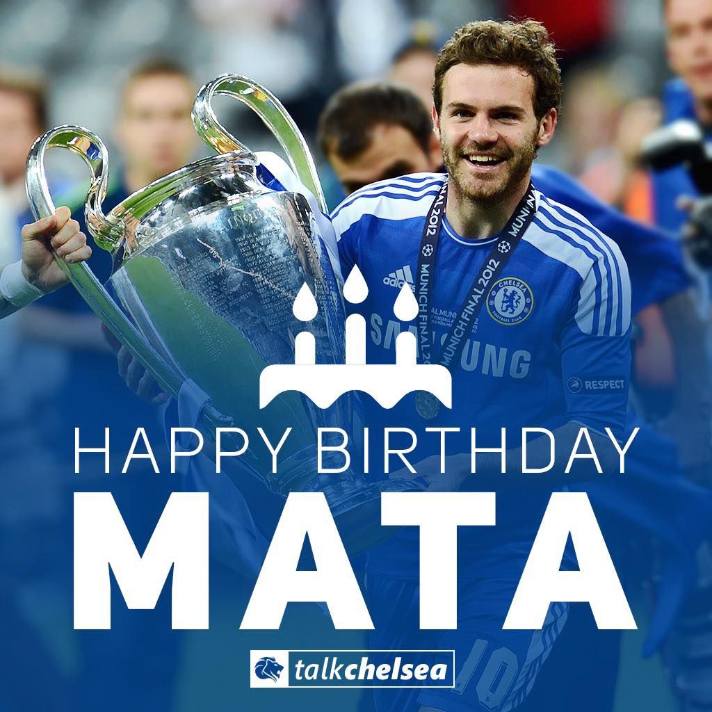 Happy Birthday to two-time Chelsea player of the year Juan Mata! 