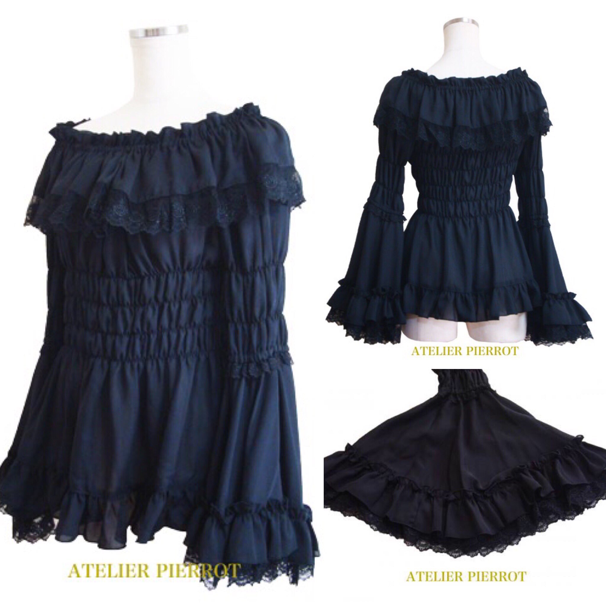 ATELIER PIERROT　シャーリングワンピース ATELIER-PIERROT 横浜VIVRE店 on X: 