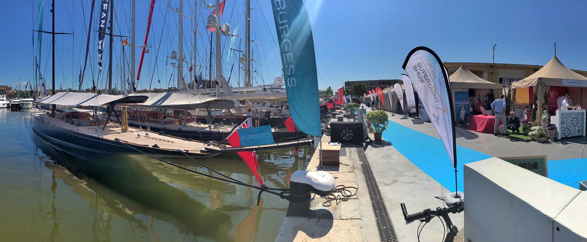 Morning Palma Super Ycht Show! <a href="/HARKEN/">HARKEN</a>