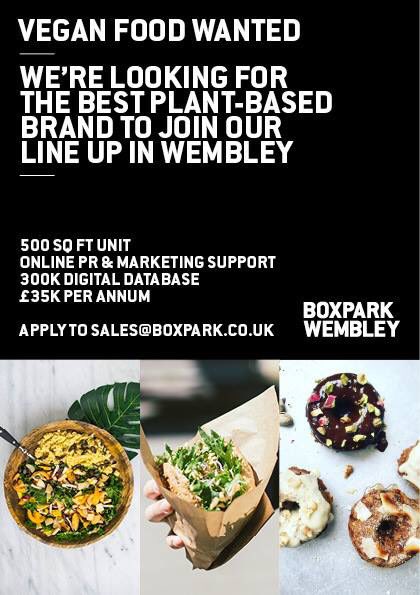 Do you know someone that makes delicious #vegan food? We want to hear from them!

Send all submissions to sales@boxpark.co.uk