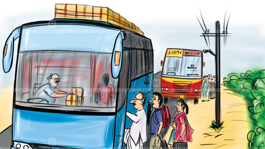 mathrubhumi's tweet image. ഒരു ടൂര്‍ ഓപ്പറേറ്റര്‍ കൂട്ടത്തോടെ യാത്രക്കാരെകൊണ്ടുപോകാന്‍ വാടകയ്ക്ക് എടുക്കുന്നുവെന്ന വ്യാജേനയാണ് അന്തസ്സംസ്ഥാന സ്വകാര്യബസുകള്‍ ഓടുന്നത്. mathrubhumi.com/auto/features/… #InterStateBusService #TouristBus #Auto