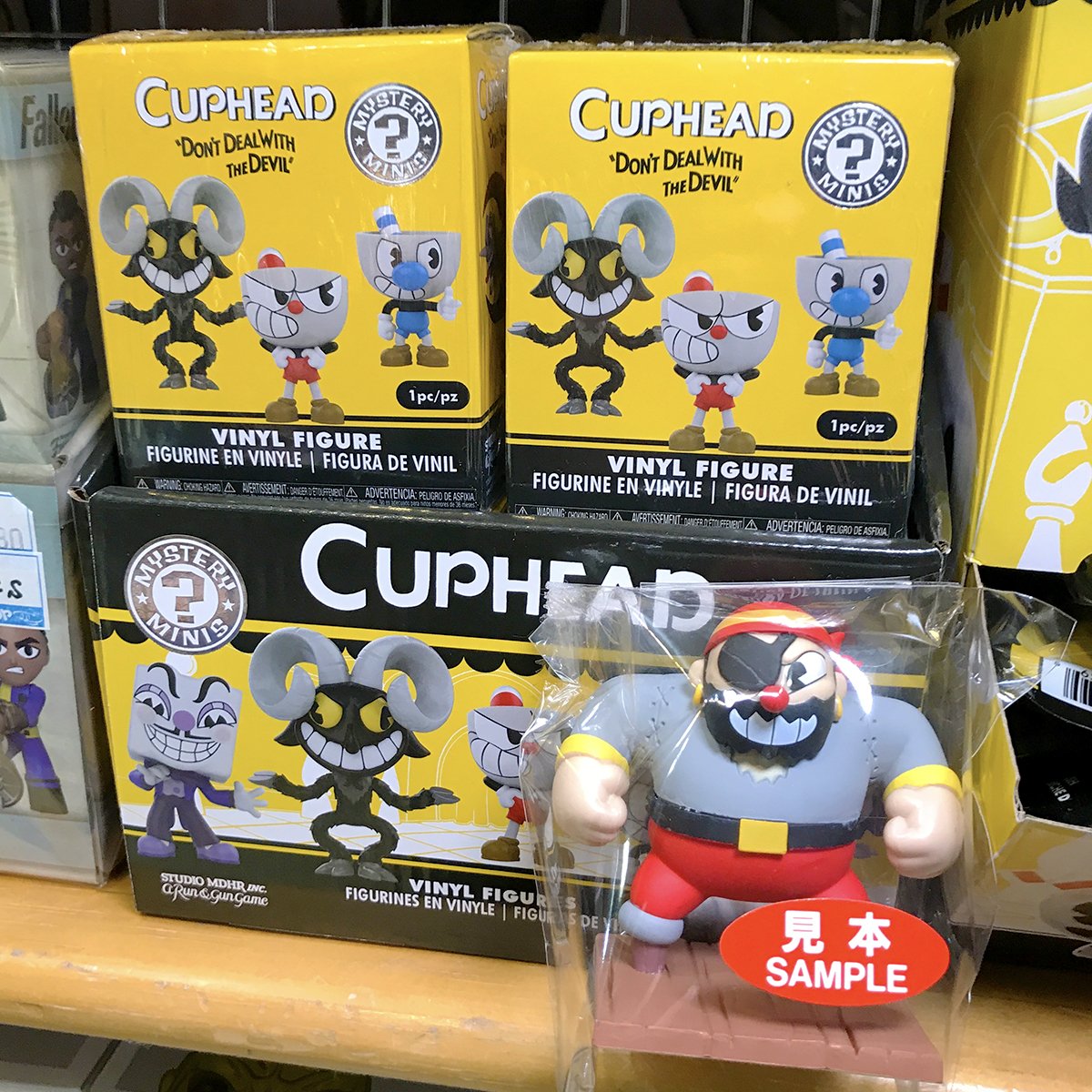 カップヘッド フィギュア ミステリーミニ cuphead