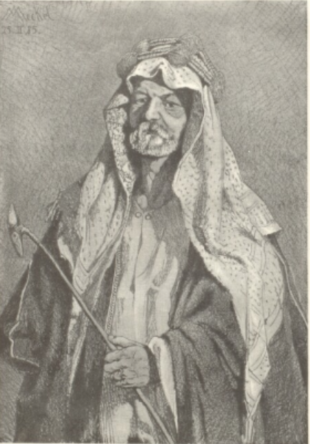GAbalkhail's tweet photo. Today I want to share with everyone one of my favorite Arabian travelers. Julius #Euting, illustrated below, was a #German orientalist that has recorded #Saudi life in beautiful illustrations as he travelled throughout inner Arabia 1883-1884 https://t.co/15PYORZ9Q9