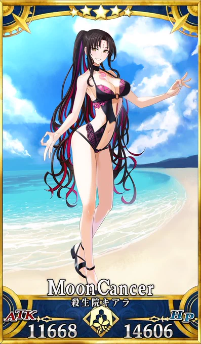 #平成最後に自分史上一番バズった絵を貼る
水着キアラが一番伸びた 