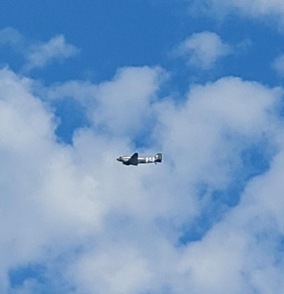 DrChrisR's tweet photo. #amsupdates #FordMuscleJP #andhotrodshop #hotrodmagazine #@jwok_714 #FordMustang #68StangOhio - AWESOME C-47 flyover at the 2019 @SummitRacing Motorama at the Atlanta Motor Speedway! 🤘🏁🇺🇸❤️ https://t.co/H7ROsH6ygB