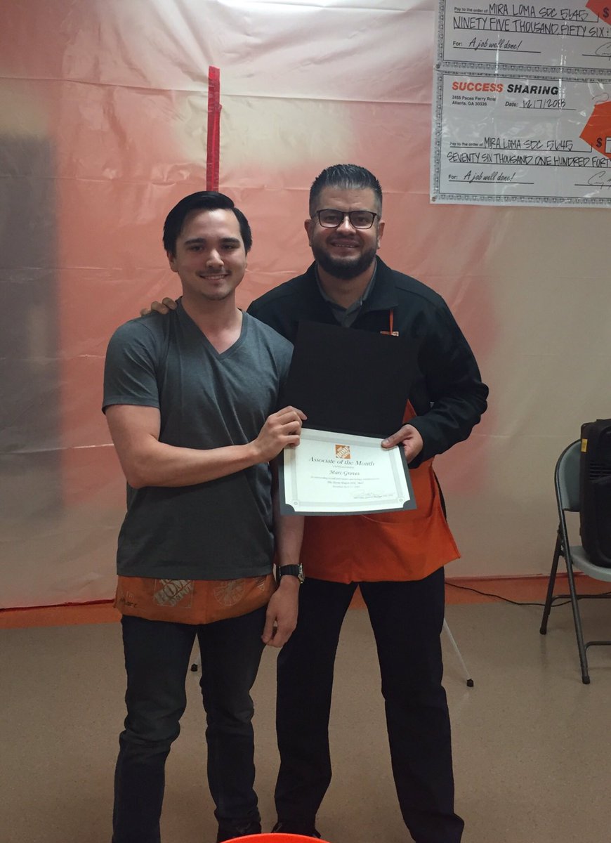 Todd Pitman (@jtpitman) on Twitter photo Weekend Winners! Congratulations to Hy for winning the Value Award and to Marc for winning the Associate of the Month! You both add great value to our team! <a href="/Jimmyhayes6007R/">Jimmyhayes5645</a> <a href="/AdriannaMedin17/">Adrianna Medina</a> <a href="/AmandaFrontino/">Amanda Frontino</a> @laurenstaleyyy <a href="/AlbaCorralTHD/">Alba E. Corral</a> <a href="/ChrisChaviraTHD/">ChristopherChavira</a> Weekend Winners! Congratulations to Hy for winning the Value Award and to Marc for winning the Associate of the Month! You both add great value to our team! <a href="/Jimmyhayes6007R/">Jimmyhayes5645</a> <a href="/AdriannaMedin17/">Adrianna Medina</a> <a href="/AmandaFrontino/">Amanda Frontino</a> @laurenstaleyyy <a href="/AlbaCorralTHD/">Alba E. Corral</a> <a href="/ChrisChaviraTHD/">ChristopherChavira</a>