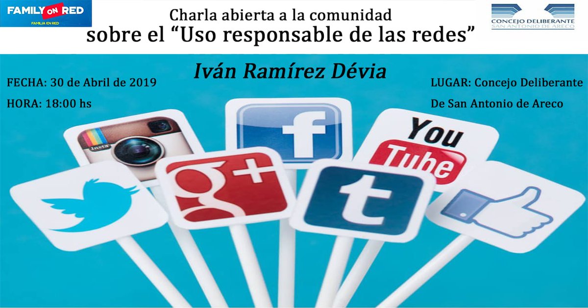 ArecoViva's tweet photo. #UsoResponsableDeRedes Muy interesante !!
Los esperamos!!!!
@rattofranc @CambiemosAreco @UCR_Areco @Pro_Areco https://t.co/AepNEdyjMc