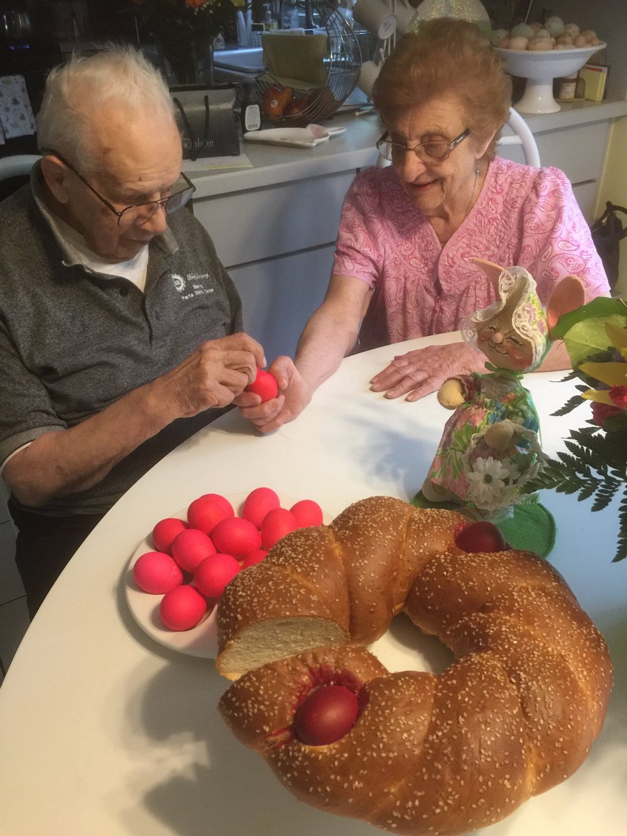 Pete got the lucky egg!  Happy Easter!🐣🐇