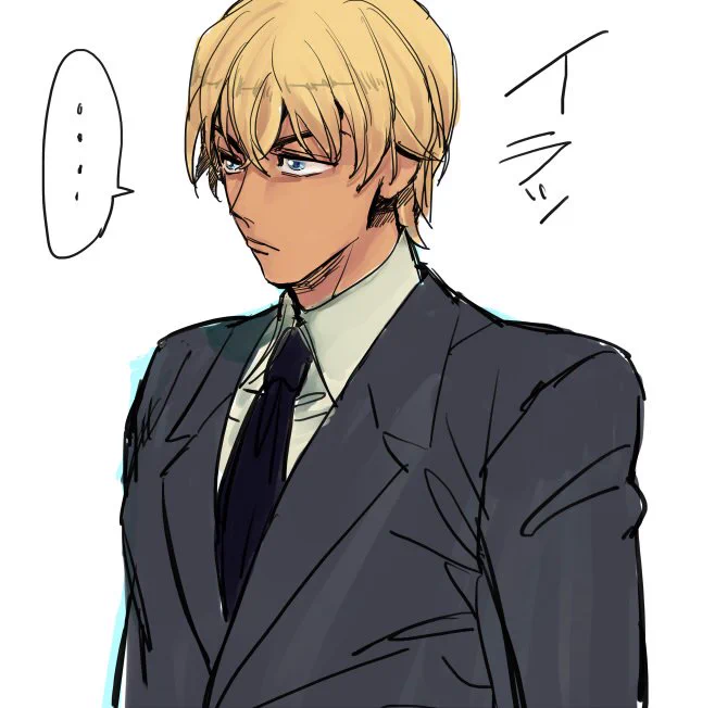 降谷強化月間。線の太さを変えただけでがらっと絵の印象かわるから面白んだけどむずかしいよな～ 