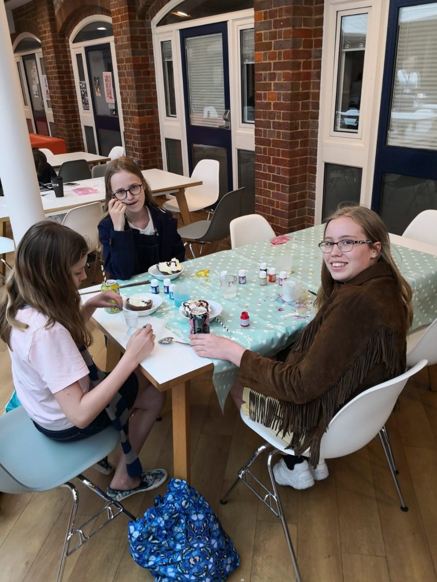 WycombeWeekends's tweet photo. Today we are painting Egg Cups for Craft Club paired with Easter Egg sundaes for Cafe Bar! what an Eggcelent Sunday! #weekendsatwycombe #iloveboarding https://t.co/1pdeNpAnmp