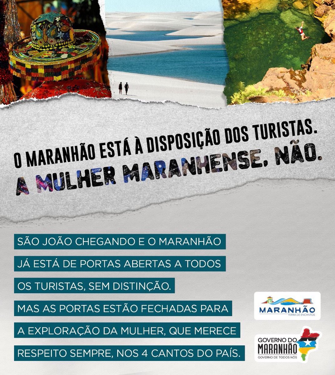 MeloNanne's tweet image. A paulistana aqui gostaria de agradecer o Maranhão por nos ajudar em busca de respeito no mundo. Obrigada!
#NãoSomosObjetos #ExploraçãoSexualNão #BrasilDeTodosNós #PresidenteÉFuncionário #Respeito