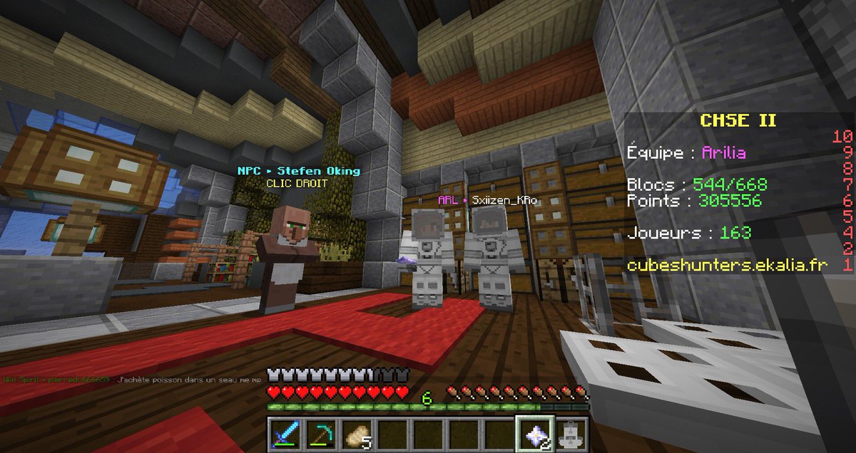 Salya_Mc's tweet photo. Nous avons rempli l’objectif numéro 7
Tram Arilia ❤️
#netherstar
#CubesHuntersSE2
@EkaliaMG https://t.co/PLkYNCtNF6