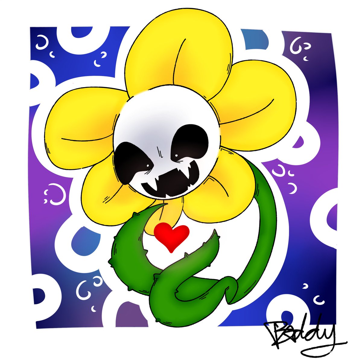 BadGoatGhost's tweet image. Ya empecé el vicio •Undertale• 
#undertale #flowly #evil #humanssoul #evilundertale