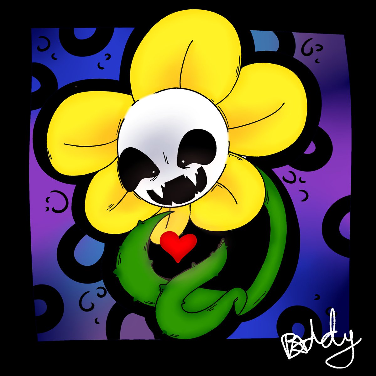 BadGoatGhost's tweet image. Ya empecé el vicio •Undertale• 
#undertale #flowly #evil #humanssoul #evilundertale