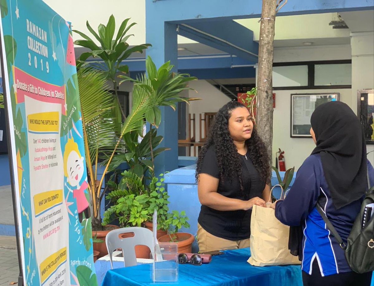 ARC_maldives's tweet photo. Share the spirit of the Holy Month and donate a gift to children in shelters through ARC’s annual #RamazanCollection. We are open for donations for 2 more days from 2.30 to 5.00 pm at @CHSE_HighSchool https://t.co/lUUuHTgeNK