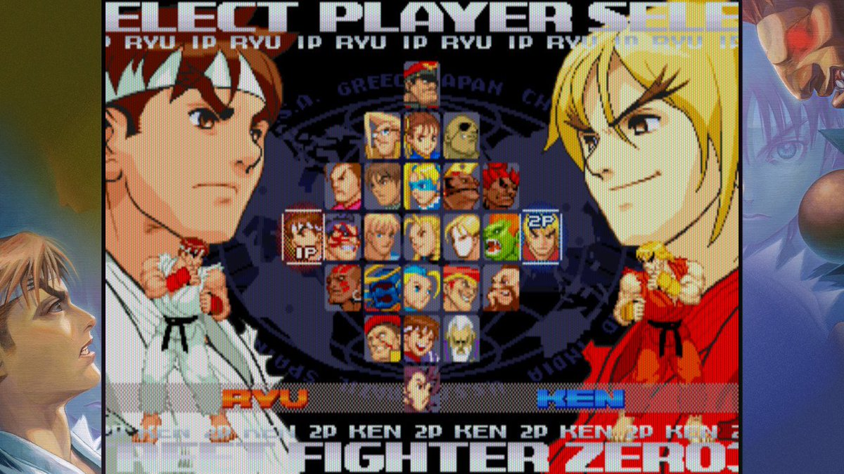 ট ইট র モモ猫神 格闘ゲームのプレイヤー選択画面とにかく好き ゲームごとに個性が出てて面白い 一番好きなのはストzero3だな このリュウめっちゃ好きな作画