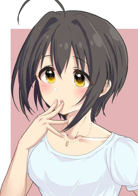 美穂の眼ってどう描けばいいのかいまだにわかってない… 