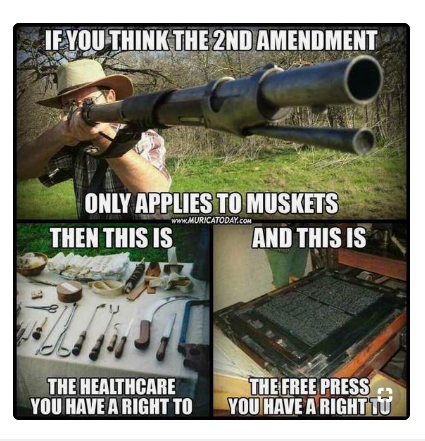 stephaniew1978's tweet photo. @davidhogg111 @VP they haven't been invented yet hogg.  duh.  . #standwithnra  #MolonLabe https://t.co/JZrvyJWwMF