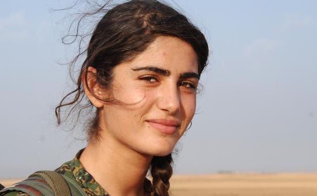 Viyan Antar was killed in August 2016 after fighting in the liberation of Manbij, in an attack by an ISIS suicide bomber. She was just 19 yrs old.  #resistance  #patriarchy  #YPJ  #feminism  #viyanantar  @defenseunitsYPJ  @azadirojava