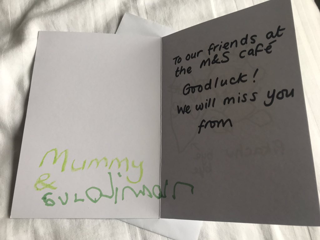 sameera2017's tweet image. Here to say bye to our friends at the @marksandspencer Hull cafe. Me and S have been coming here since he was 2 months old. It’s part of his life and part of the community. Corporate Responsibility should also be about considering the impact of closing a store on its town &amp;amp; folk