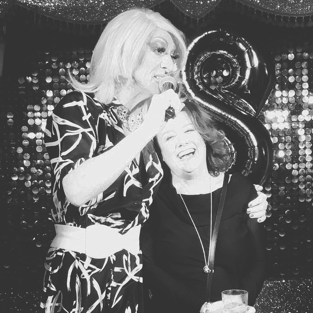 Cat_Cooper_'s tweet photo. About last night...

8th Anniversary party for the fabulous @Missrosegdn at #halfwaytoheaven - all the fun times! @SonbonGarden 
•
•
•
#cabaret #cabaretlondon #dragbar #dragqueen #laughter #music #song #twins #leobabies #allthelaughs #lashes #titsnteeth https://t.co/PpjbQEzVXH