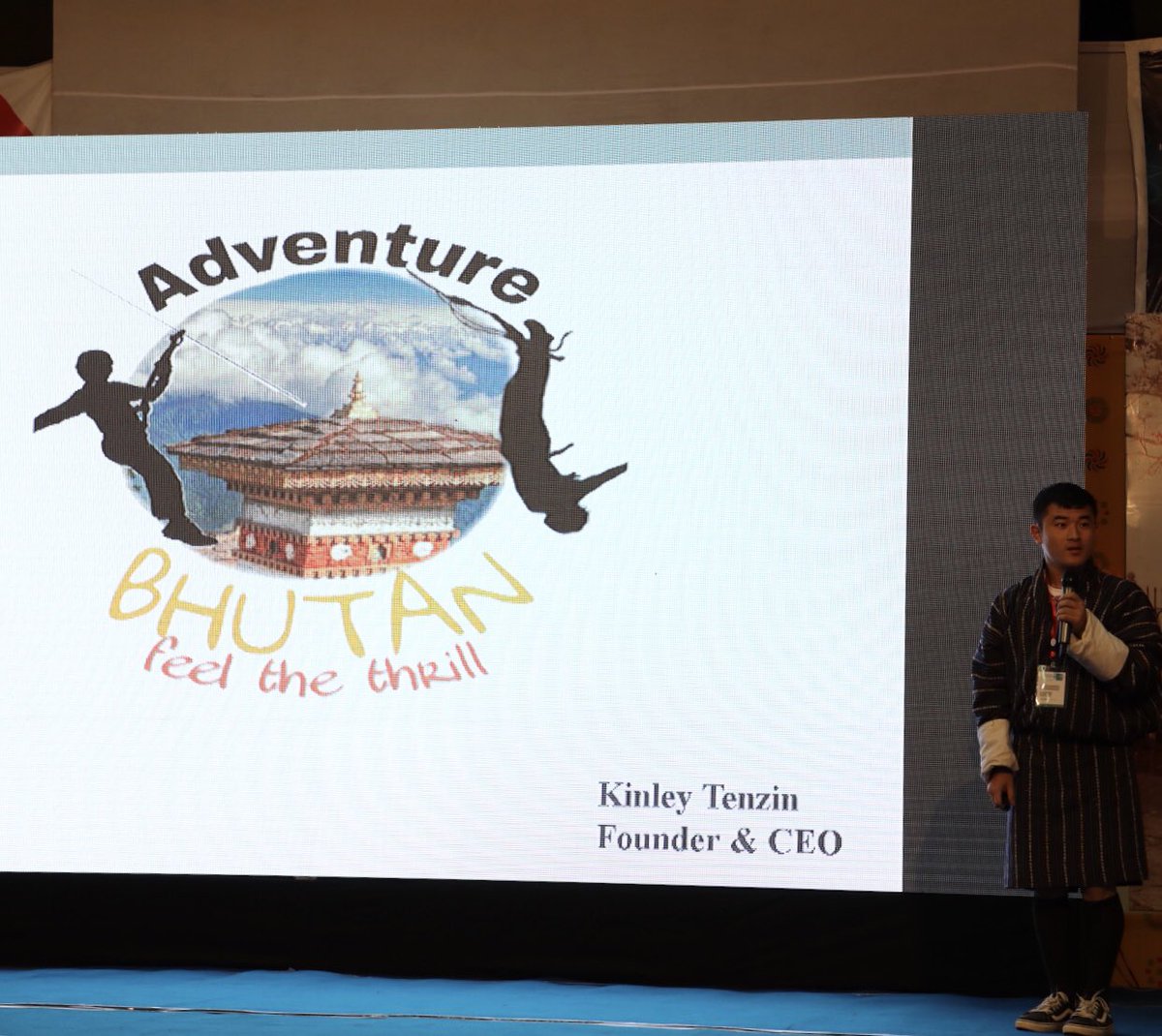 PMBhutan's tweet photo. ‘Adventure Bhutan’ plans a thrill bungee jumping ride for Bhutan.
@StartupWeekend @anuragmaloo @techstars #SWBhutan https://t.co/ou778QDdLS