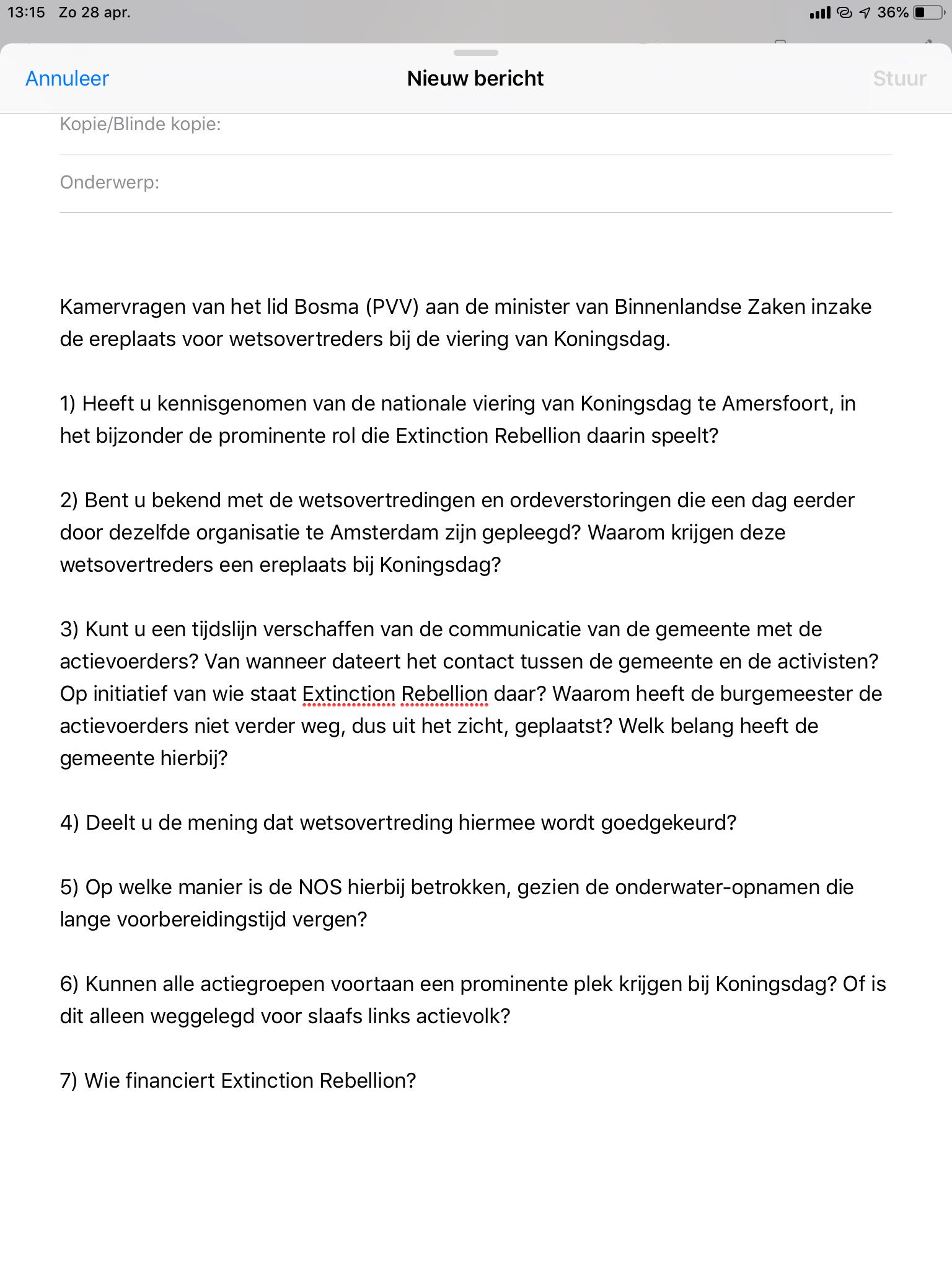 Betrokken 6 maanden na het dateren