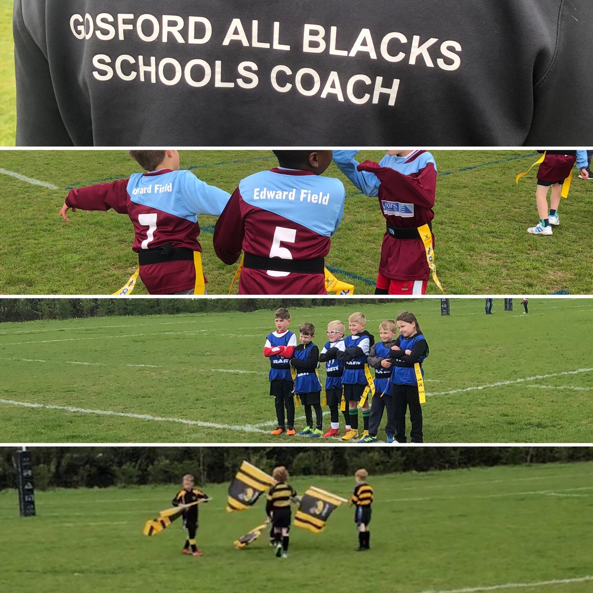 Fantastic to see local primary schools accepting the invitation from @GABRFCYouth to take part in @OxfordshireRFU Tagfest today. Really makes the hard work performed by coaches Mike and Gary worth it. Also good to see @WaspsCommunity flags going down a storm with the kids 👍🏻