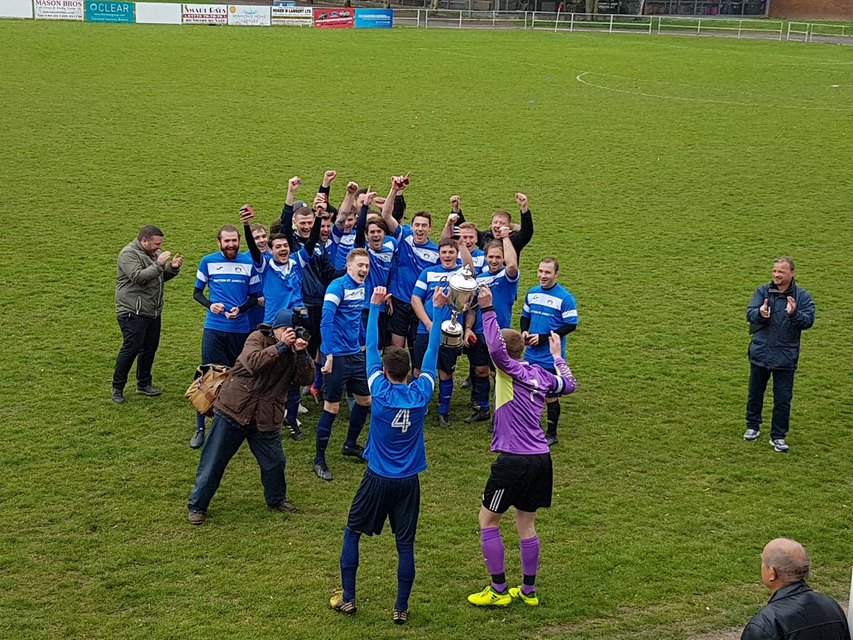 Sutton St James were presented with the league championship trophy