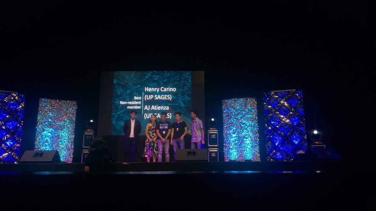 engmeet2019's tweet photo. Best Non-resident member:
Henry Carino 
AJ Atienza 
@UPSAGES66 https://t.co/OYaN5MOwvT