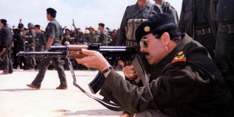 Happy birthday to Comrade Saddam Hussein! Here s a based ass pic. 