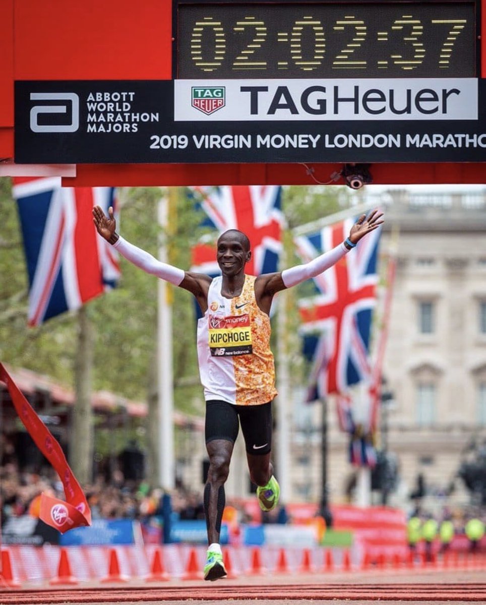 Congratulations to <a href="/EliudKipchoge/">Eliud Kipchoge - EGH🇰🇪</a> for winning the London Marathon!