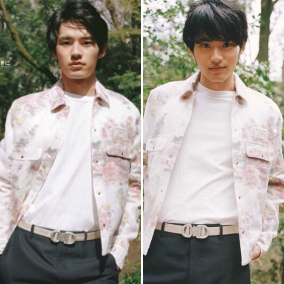 岡田健史 Fanpage Pa Twitter Vogueより 同じ衣装なのに 髪型と表情が違うだけで全然印象が変わる 岡田健史