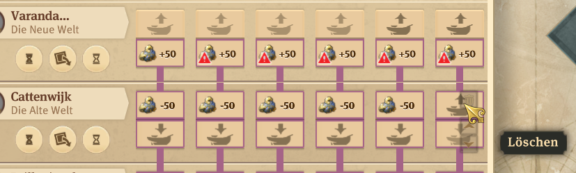 Bin ich der einzige der in #anno1800 regelmäßig Inseln aus den Routen löscht, weil beim 6. Waren-Slot, die Knöpfe über die Schältflächen liegen? 🤔

<a href="/ANNO_DE/">Anno</a> <a href="/BastianThun/">Bastian Thun 🏳️‍🌈 ➡️ bsk</a> Sind da UI-Anpassungen möglich?